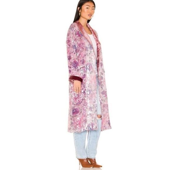 New Free People Kealey Kimono/Size M with tag - Picture 3 of 9